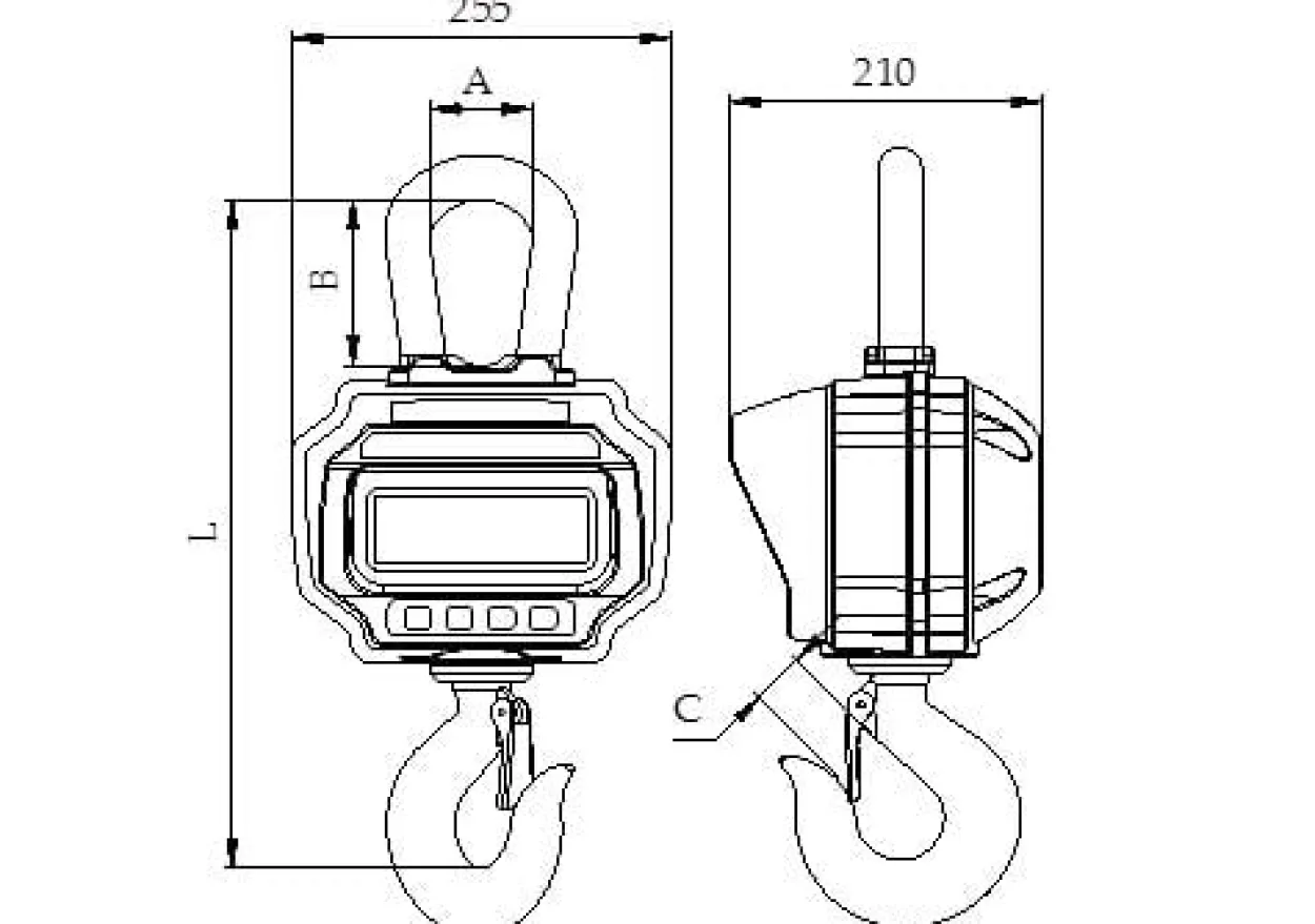 Kranwaage PCE-CS 5000N