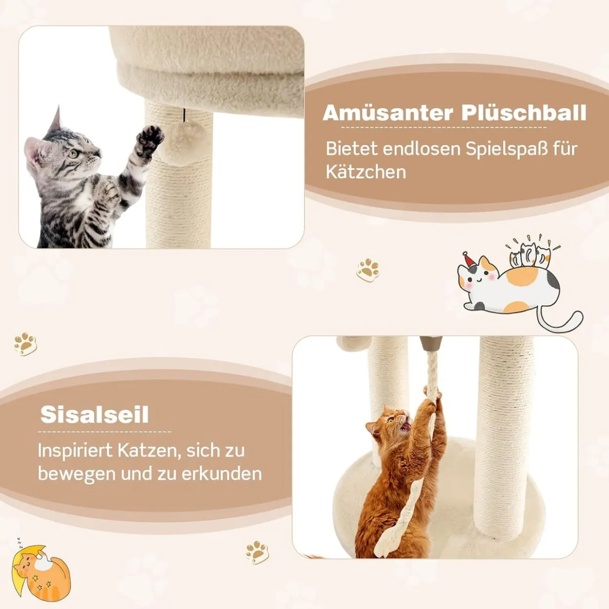 Kratzbaum Klein 4 in 1