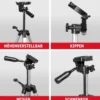 Kreuzlinienlaser mit Stativ