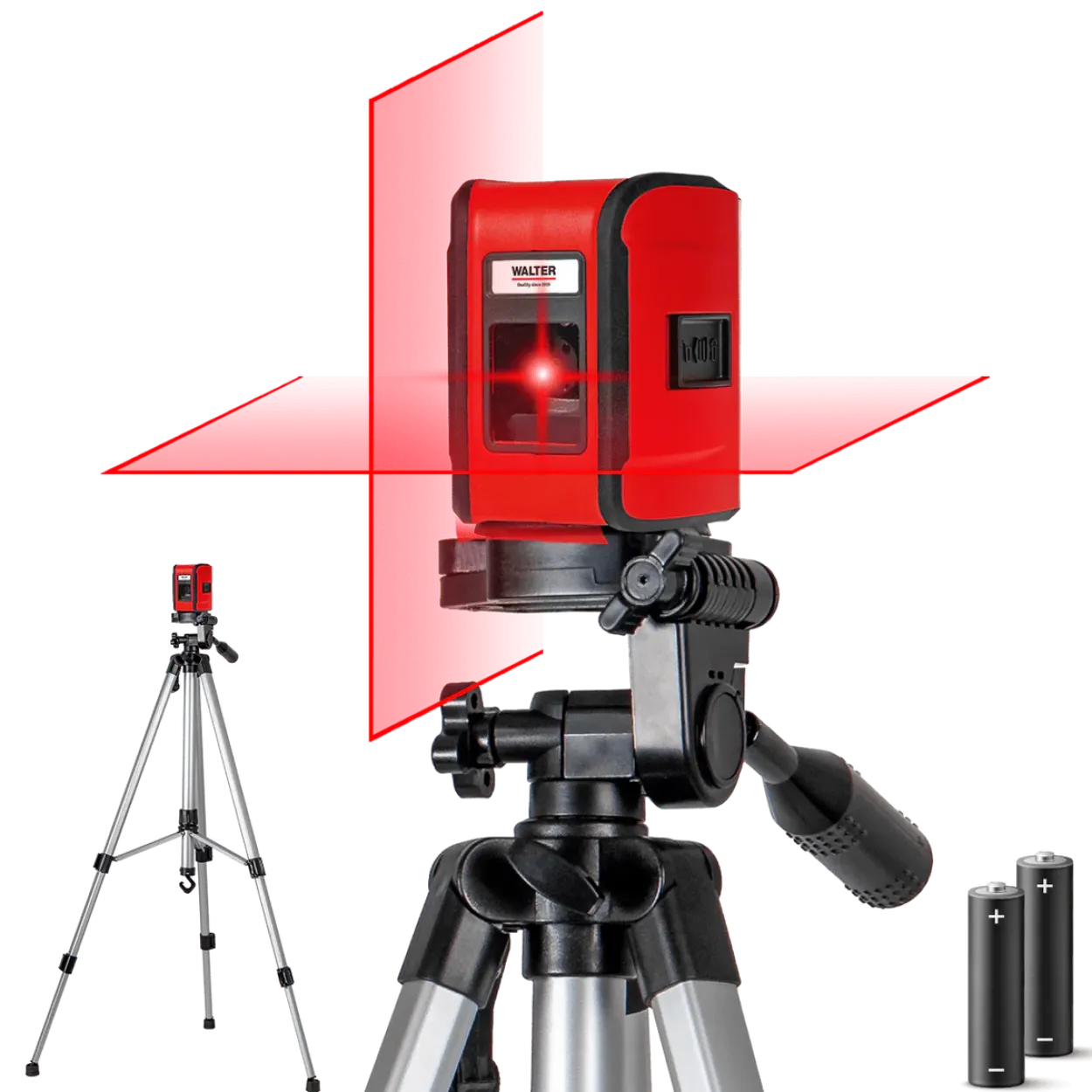 Kreuzlinienlaser mit Stativ