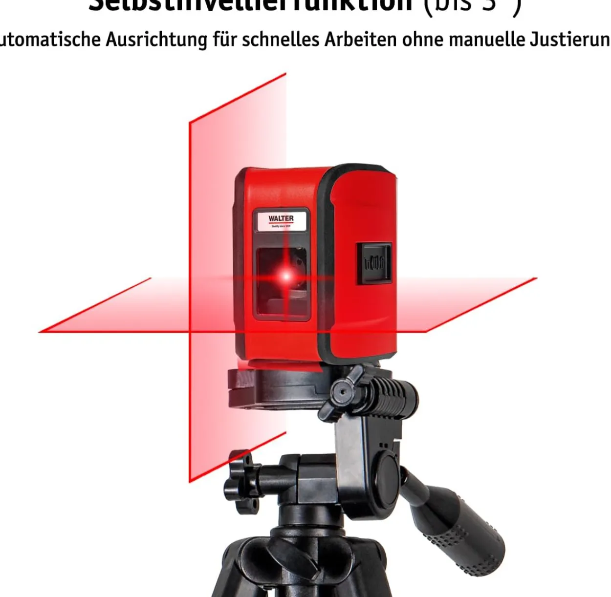 Kreuzlinienlaser mit Stativ