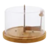 Käsehobel mit Haube, Bambus