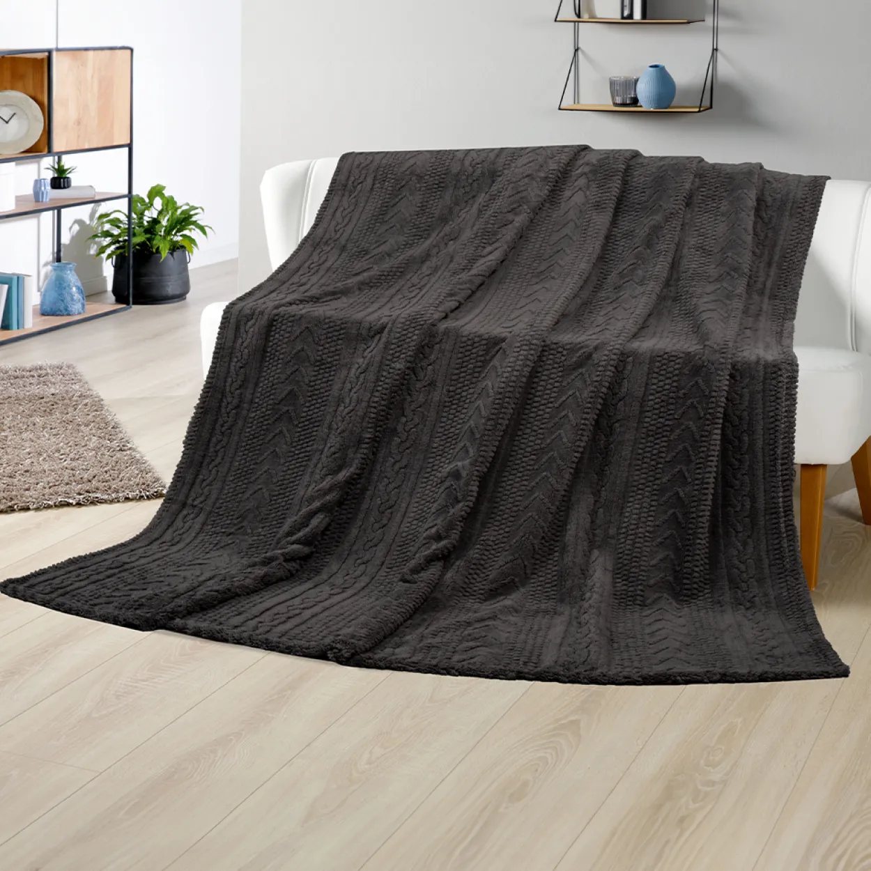 Kuscheldecke "Meran" - ca. 180 x 200 cm