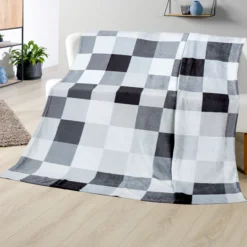 Kuscheldecke "Soft Touch" bedruckt ca. 130 x 170 cm