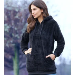 Kuschelfleece-Pullover für Damen
