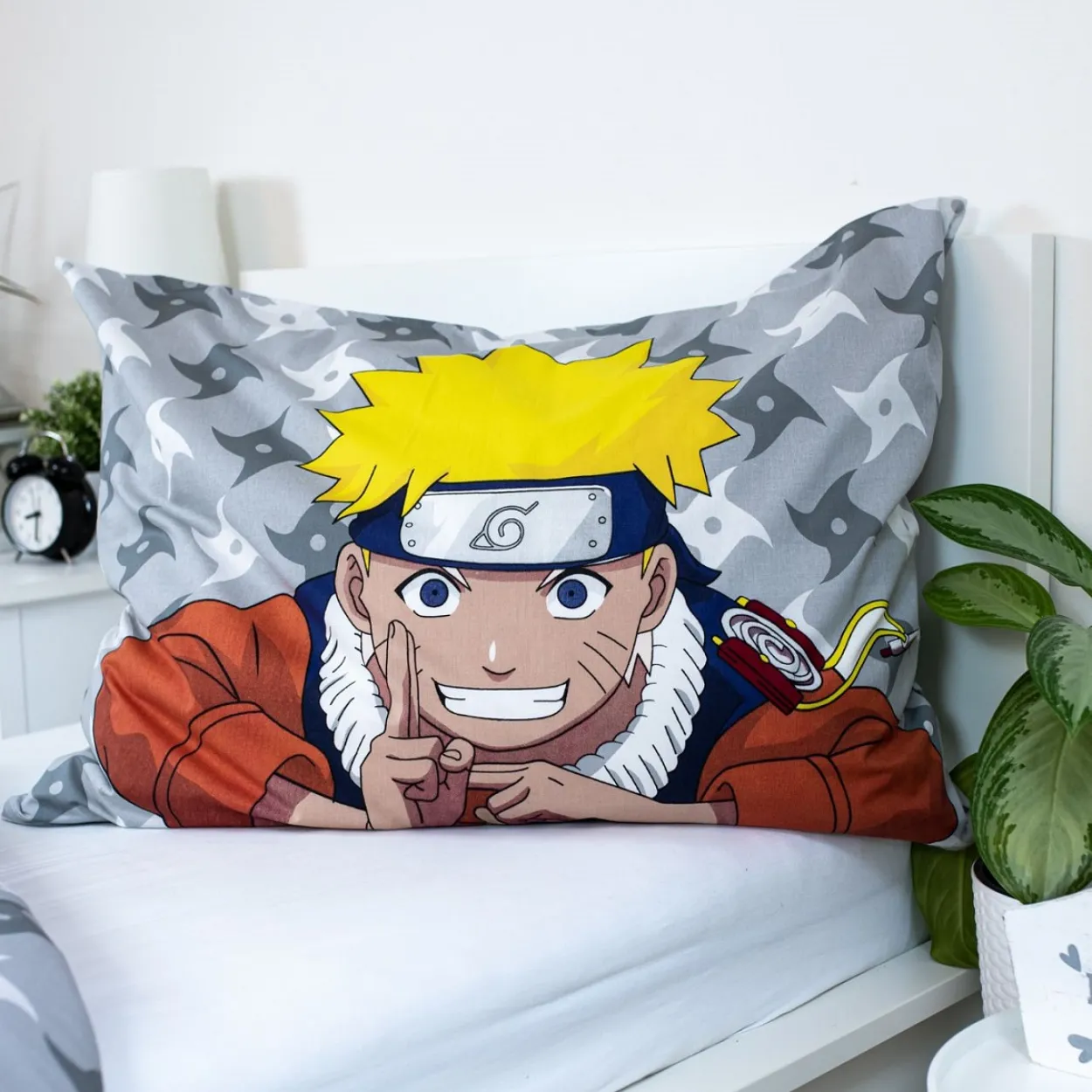 Kuschelige Baumwoll-Bettwäsche Naruto Design