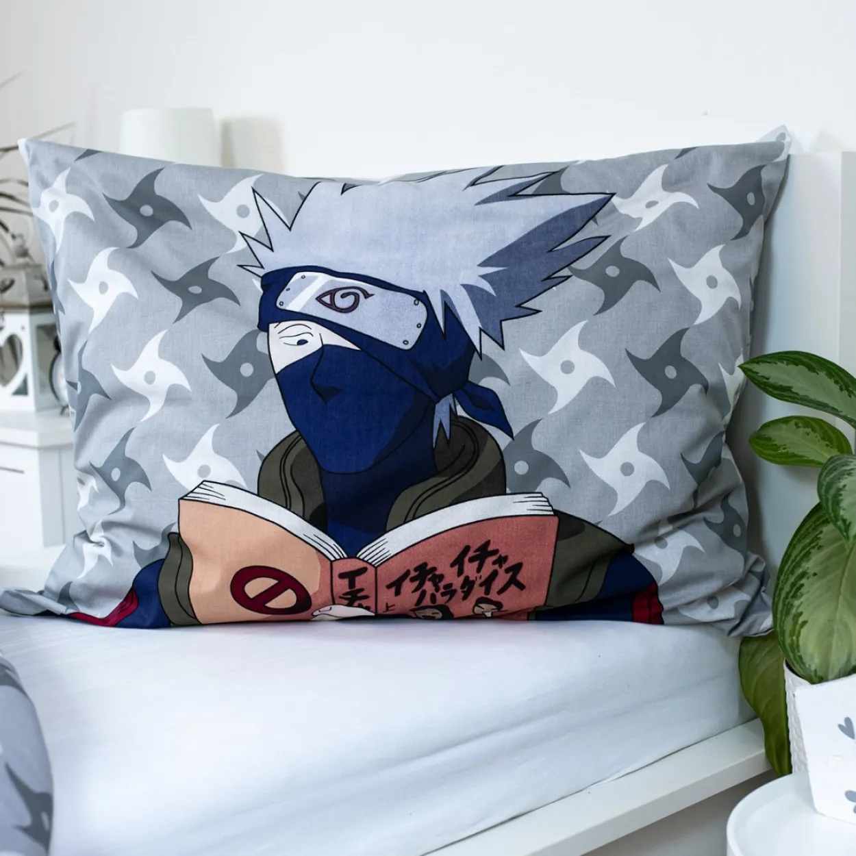 Kuschelige Baumwoll-Bettwäsche Naruto Design