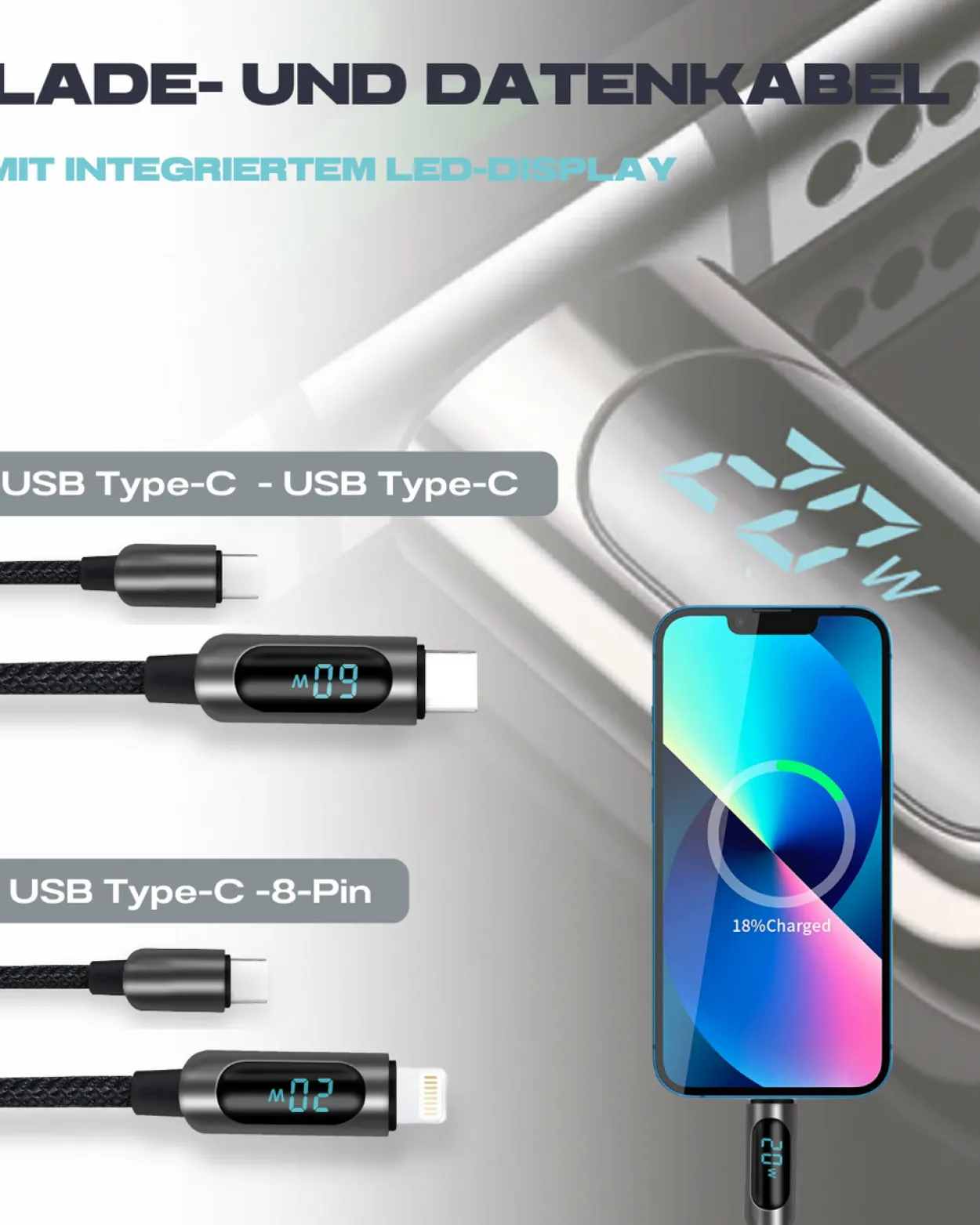 Lade- und Datenkabel Kuva