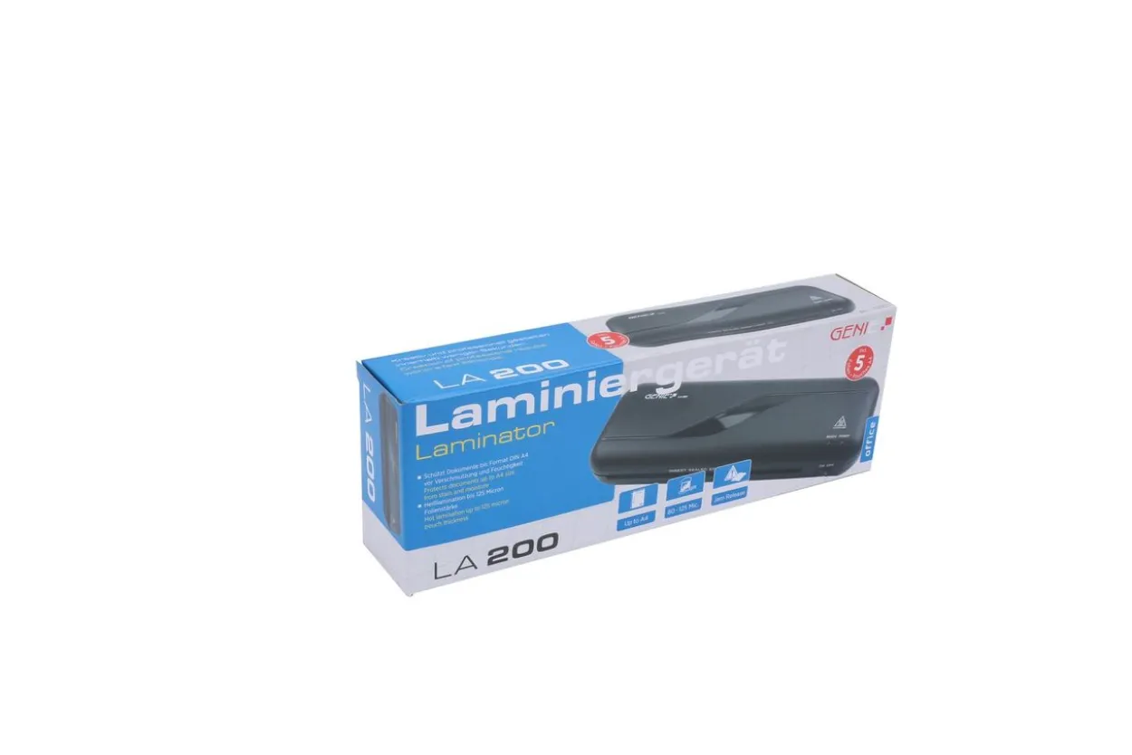 LA 200 Laminiergerät inkl. 5 Laminierfolien