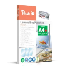 Laminierfolien A4, 80mic, glänz., abheftbar, 100 Stk