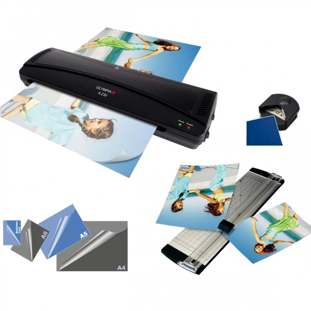 Laminiergeräte-Set OLYMPIA A 230, 4 in 1