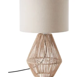 Laraine dekorative Tischlampe - Tischleuchte im Landhaus-Stil mit Schalter