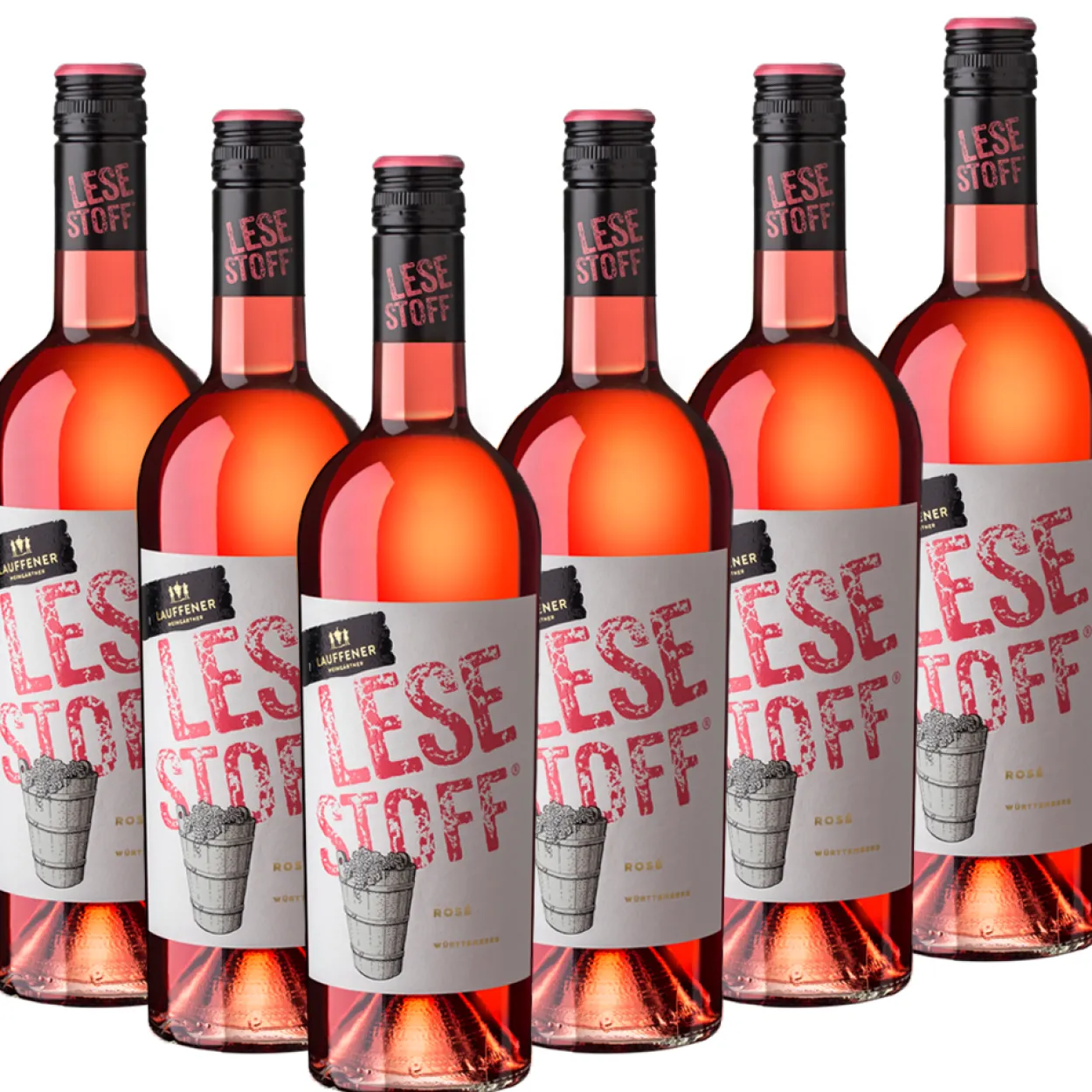 Lauffener Lesestoff Rosé QbA 0,75l - 6er Karton