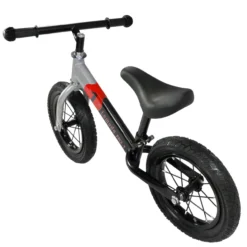 Lauflernrad rot mit Luftreifen, Kinderlaufrad 12 Zoll Lufträder, höhenverstellbares Balance Bike
