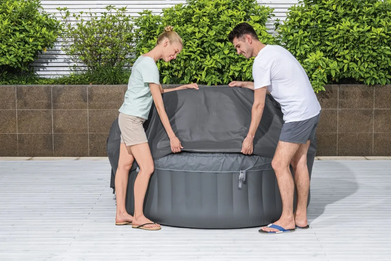 LAY-Z-SPA® Xtras EnergySense® Plus Thermo-Komplettabdeckung Ø 180 x 66 cm, rund