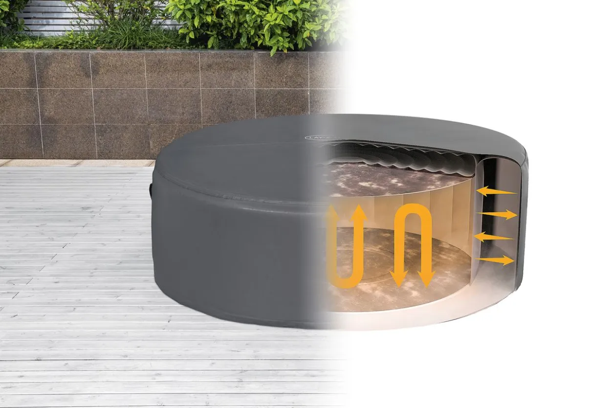 LAY-Z-SPA® Xtras EnergySense® Plus Thermo-Komplettabdeckung Ø 180 x 66 cm, rund