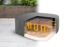 LAY-Z-SPA® Xtras EnergySense® Plus Thermo-Komplettabdeckung 180 x 180 x 71 cm, eckig