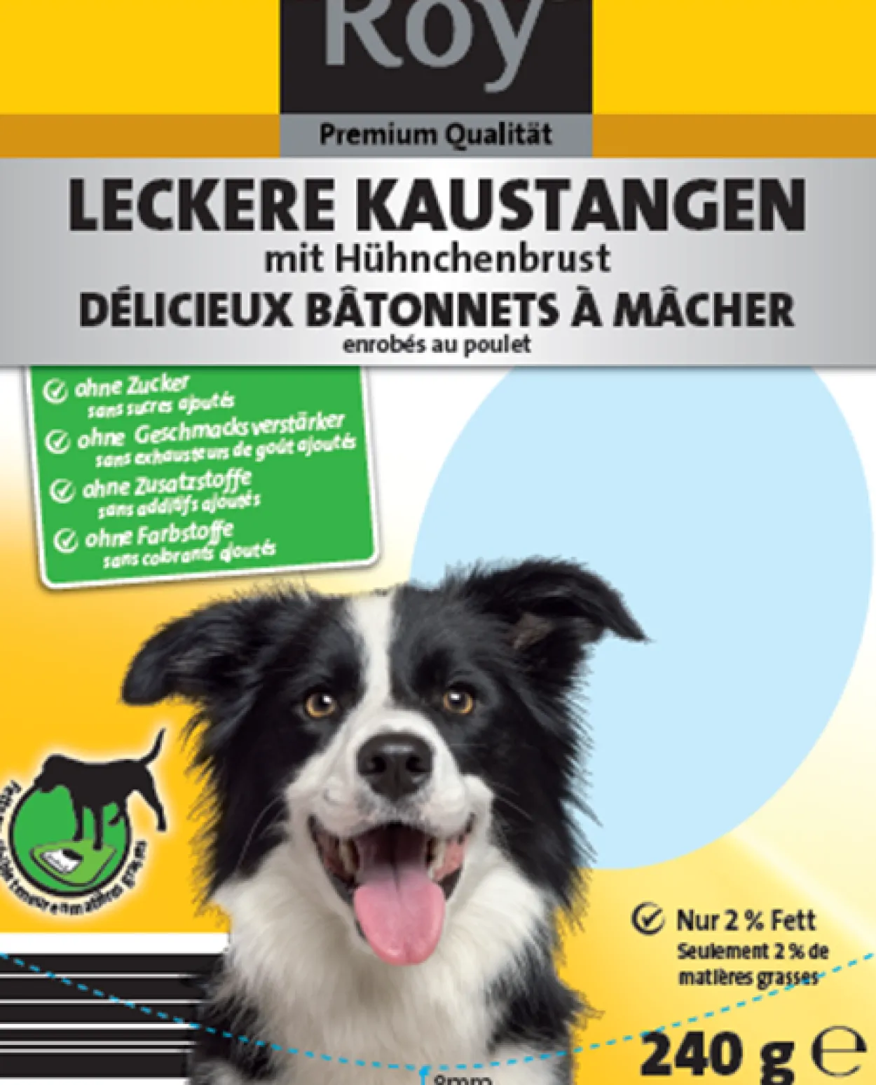 Leckere Kaustangen mit Hühnchenfleisch 240g