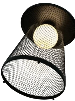 LECO Solarlampe / Solartisch LUNA ca. Ø 36 x H 43 cm schwarz