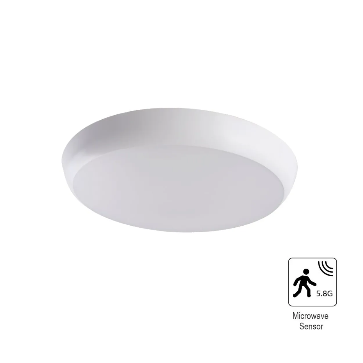 LED Aufbauleuchte mit Sensor, 18W, 4000K, ø250mm