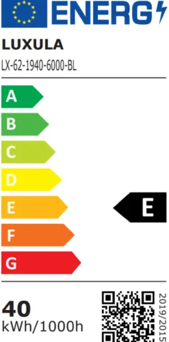 LED BackLit Panel UGR<19, 62x62, 40W, 4400 lm, 6000K, 90°