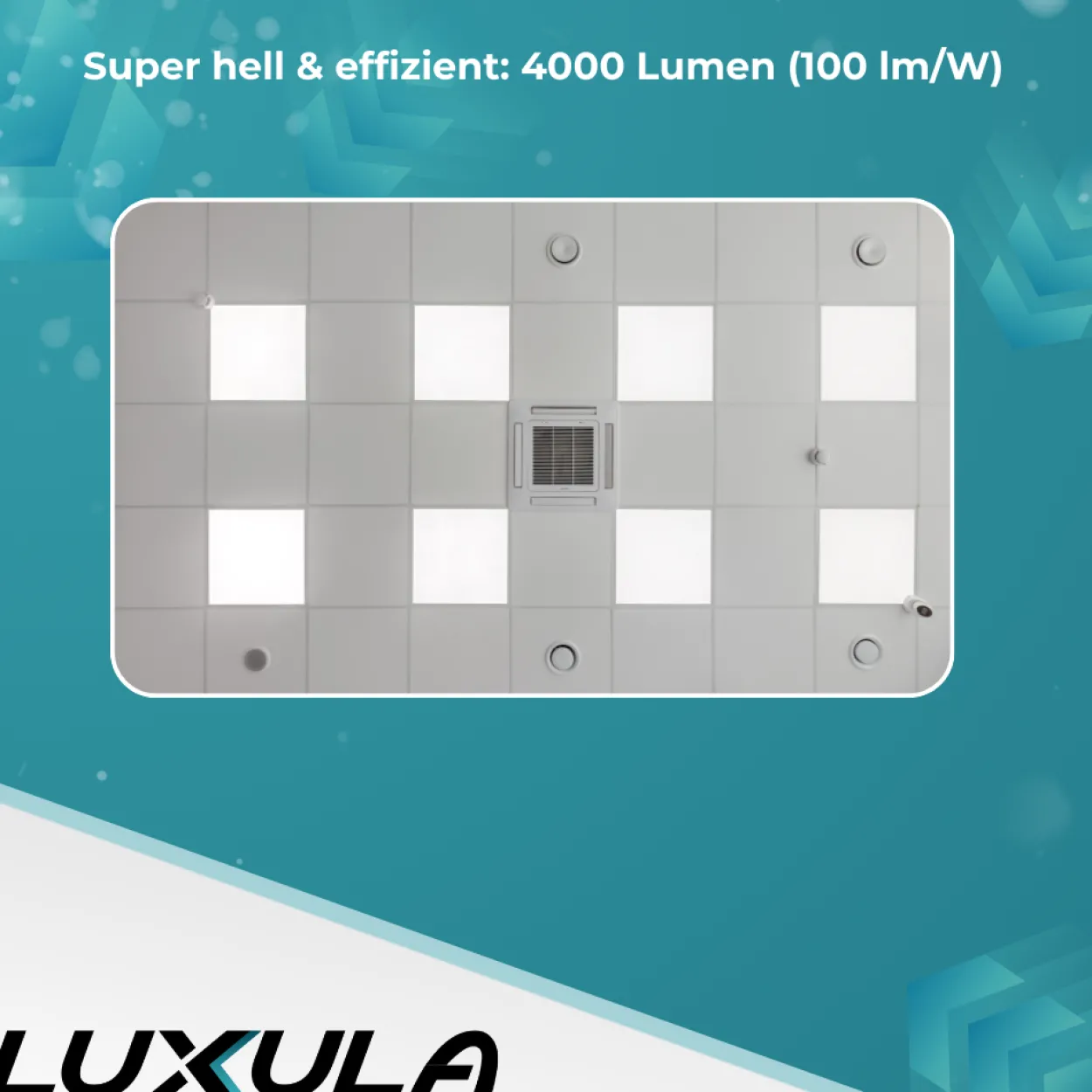 LED BackLit Panel, 62x62 cm, CRI98, 40W, 4000lm, 4000K