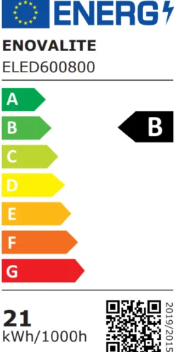 LED BackLit Panel, 62x62 cm, 21 W, 4200 lm, 4000 K, UGR<19
