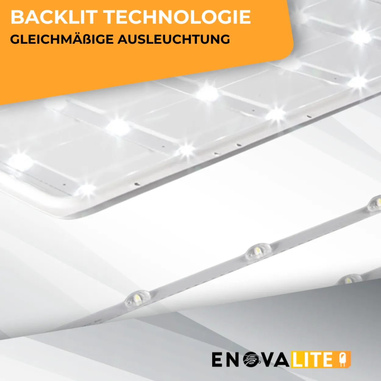 LED BackLit Panel, 62x62 cm, 21 W, 4200 lm, 4000 K, UGR<19