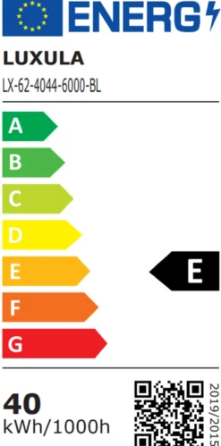 LED BackLit Panel, 62x62, 40W, 4400 lm, 6000K, 110°, IP44