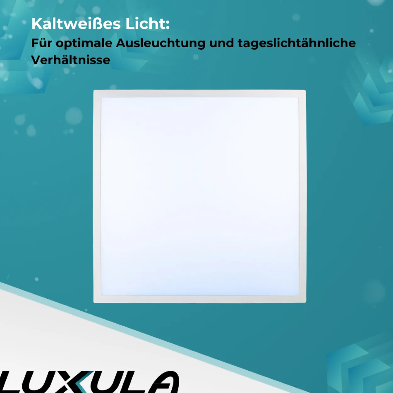 LED BackLit Panel, 62x62, 40W, 4400 lm, 6000K, 110°, IP44