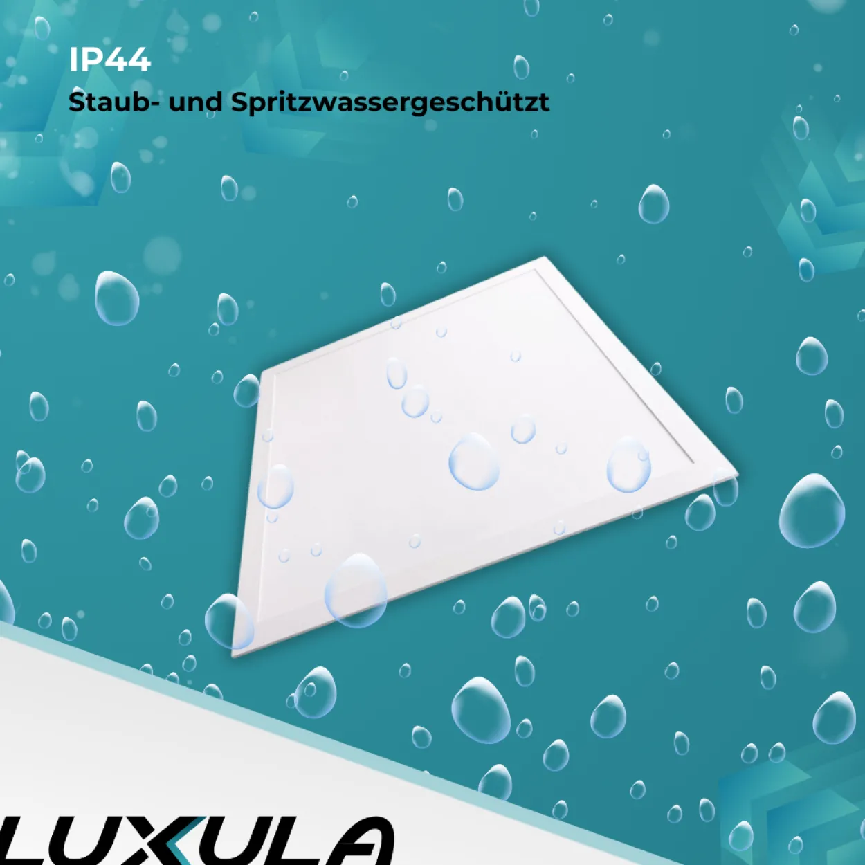 LED BackLit Panel, 62x62, 40W, 4400 lm, 6000K, 110°, IP44