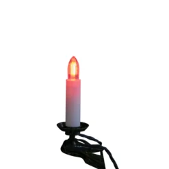 LED Baumkette, Topbirnen, "One String", 16 bunte Dioden, 4,5V, Innen, 3,6W, grünes Kabel