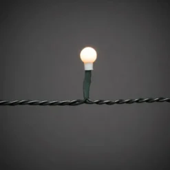 LED Baummantel mit Ring Ø 11, Globes, 5 Stränge à 40 Dioden, 200 bernsteinf. Dioden, 30V, Innen