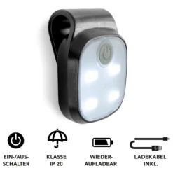 LED Clip Leuchte mit SOS