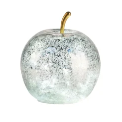 LED-Dekoapfel "POMO" - Silber