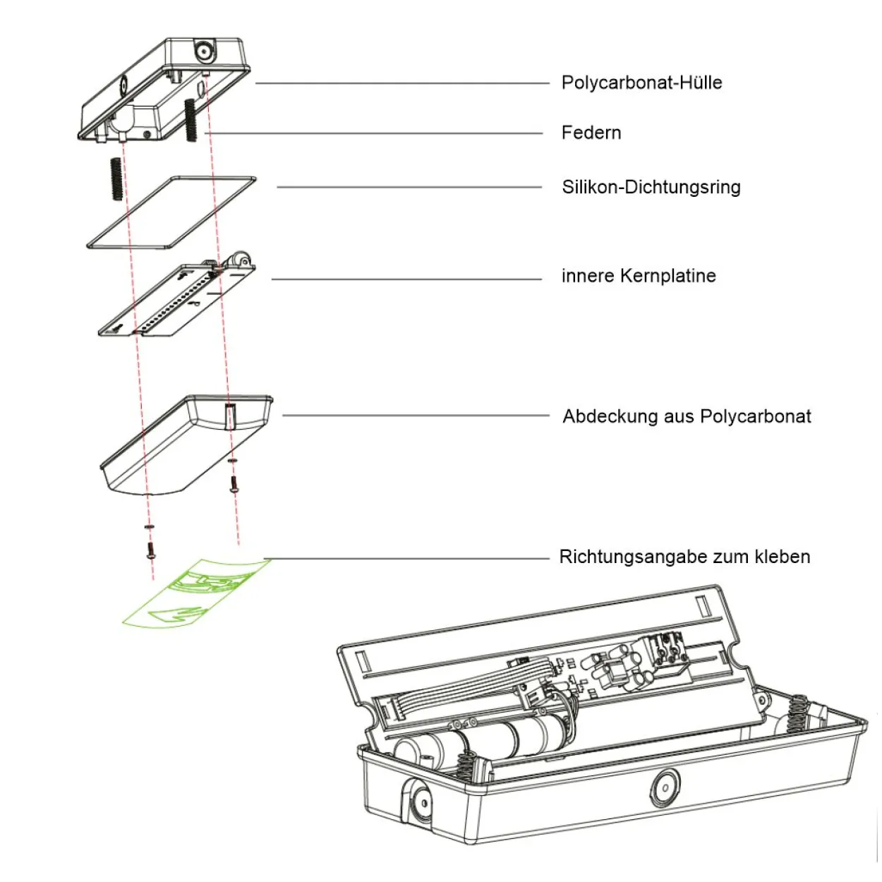 LED-Fluchtwegleuchte