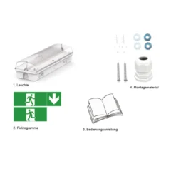 LED-Fluchtwegleuchte