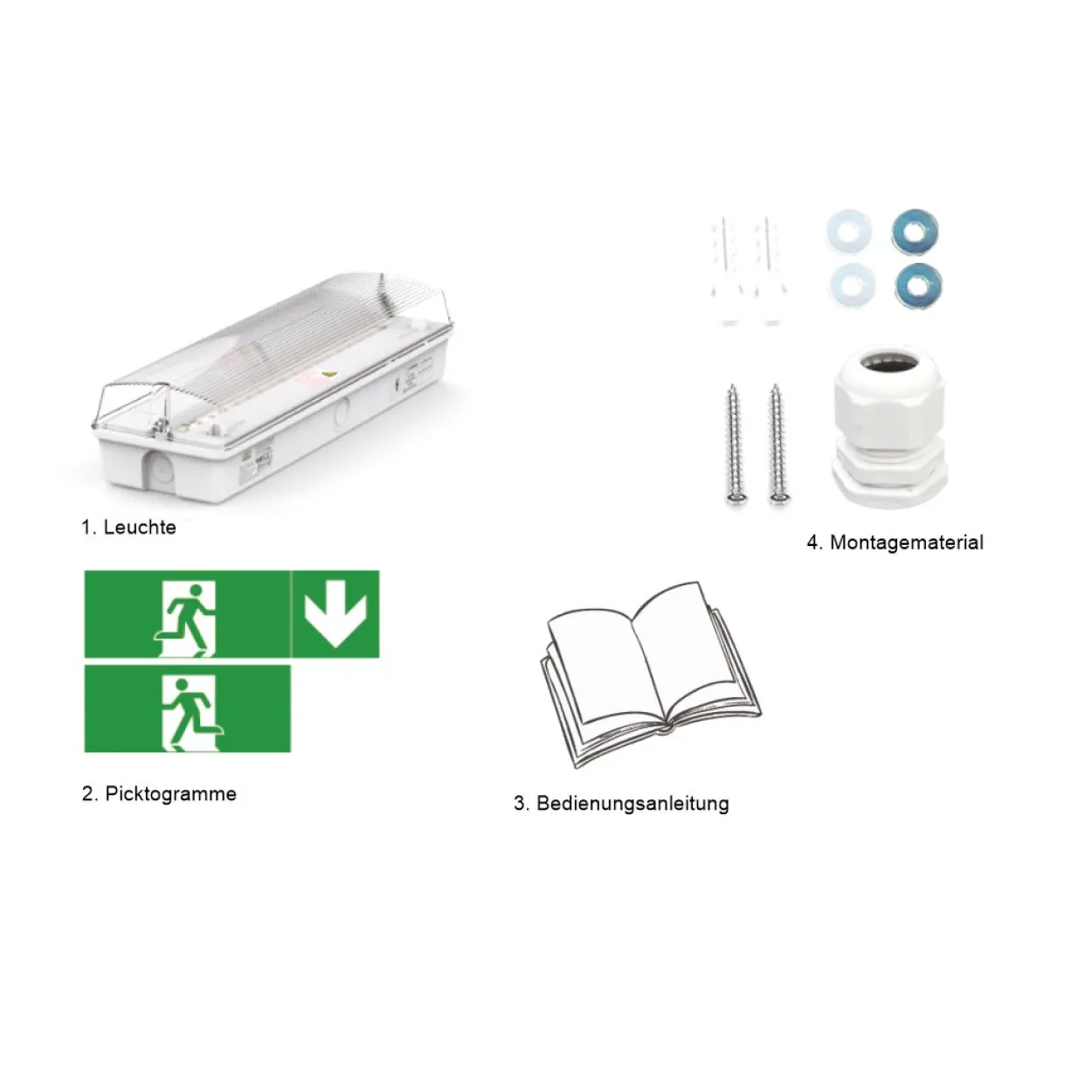LED-Fluchtwegleuchte