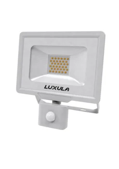 LED-Fluter mit Bewegungsmelder, 30 W, 3000 K (warmweiß), 3000 lm, weiß, IP65