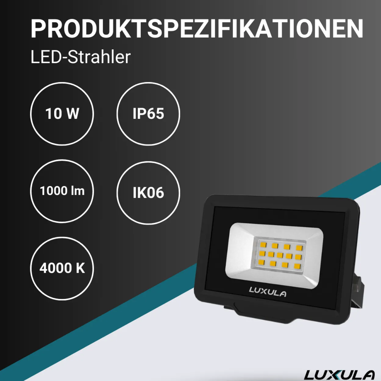 LED-Fluter, 20 W, 4000 K