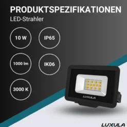 LED-Fluter, 10 W, 3000 K