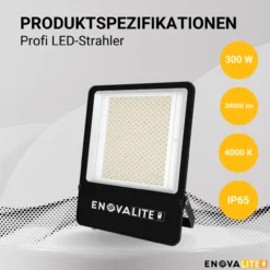 LED-Fluter, 300 W, 4000 K