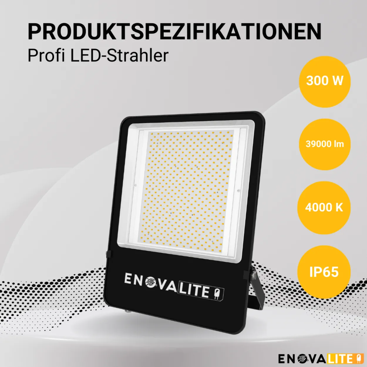 LED-Fluter, 300 W, 4000 K