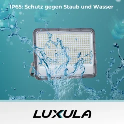 LED-Fluter, 200 W, 4000 K (neutralweiß), 26000 lm, grau, IP65