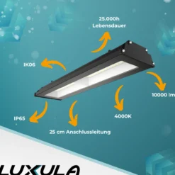 LED-HighBay, linear, 100 W, 10000 lm, 4000 K (neutralweiß), IP65