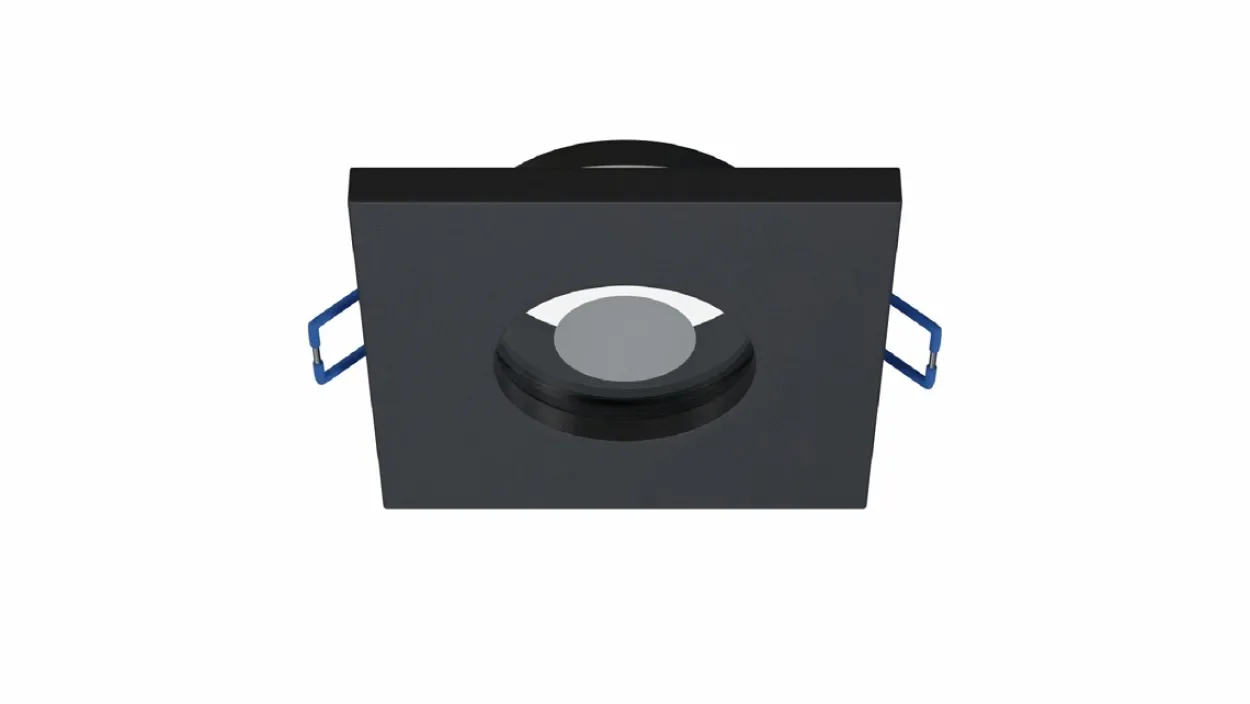 LED Labs Deckenrahmen BONA GU10 – Schwarz, IP44