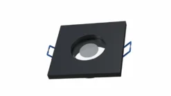 LED Labs Deckenrahmen BONA GU10 – Schwarz, IP44