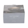 LED-Lampe Smarter LED-Stein Grau Echtglas