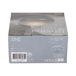 LED-Lampe Smarter LED-Stein Grau Echtglas