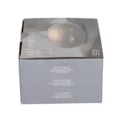 LED-Lampe Smarter LED-Stein Grau Echtglas